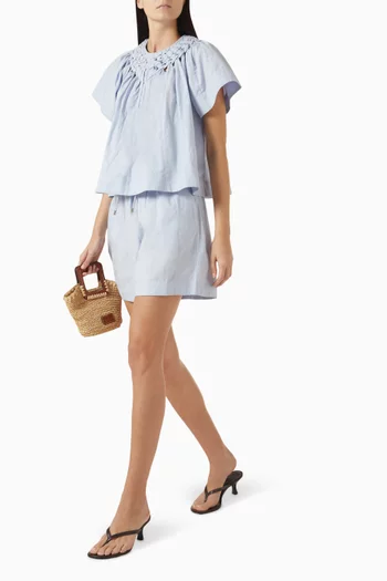 Dahila Braided-trim Top