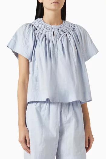 Dahila Braided-trim Top