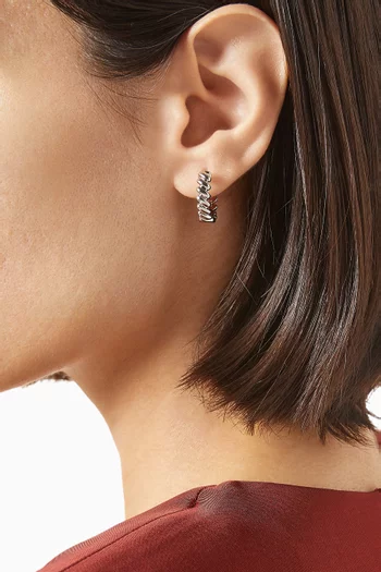 The Mini Snake Chain Hoop Earrings