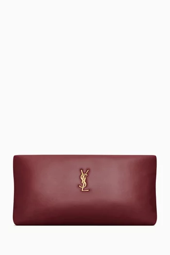 Calypso Long Pouch in Leather