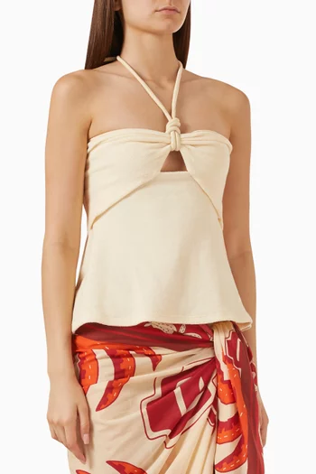 Gleymoon Top in Cotton-terry