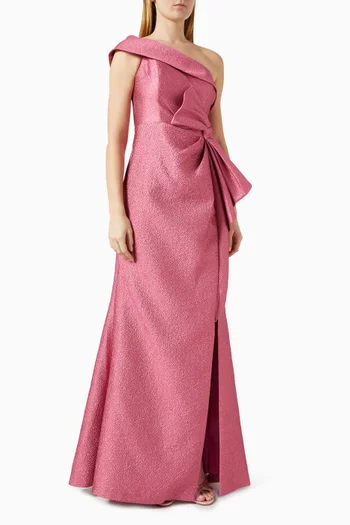One-shoulder Gown
