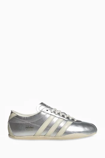 Tokyo Low-top Sneakers in Metallic Leather