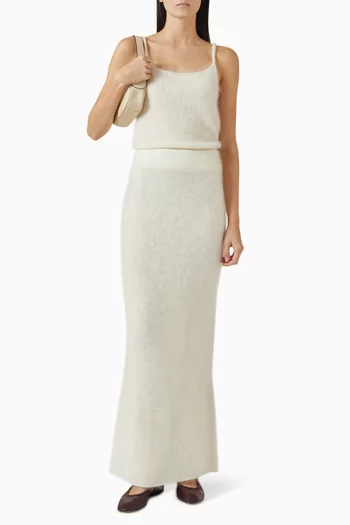 Brushed Singlet Top in Cashmere