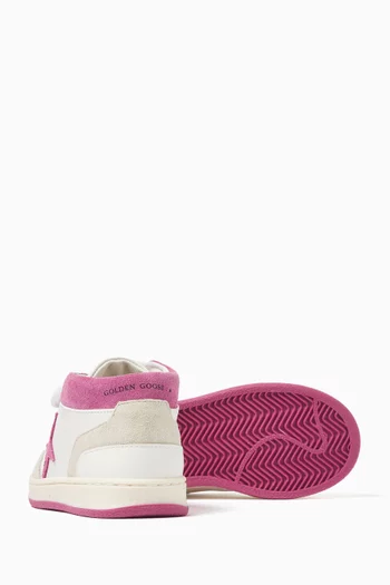 June Basket Sneakers in Leather