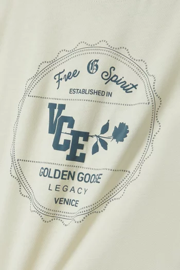Logo-print T-shirt in Cotton-jersey