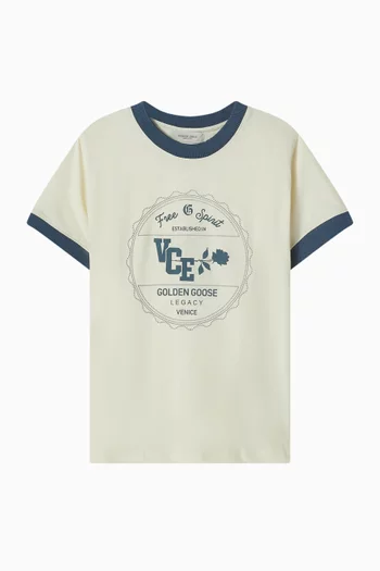 Logo-print T-shirt in Cotton-jersey