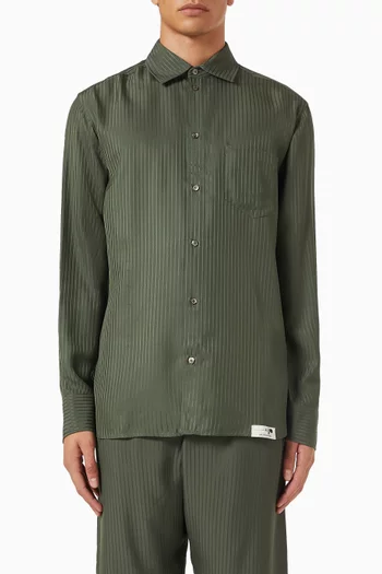 Alvise Stripe Shirt in Viscose