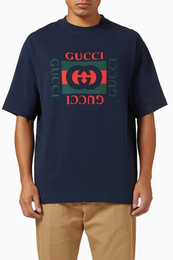 Logo T-shirt in Cotton Jersey
