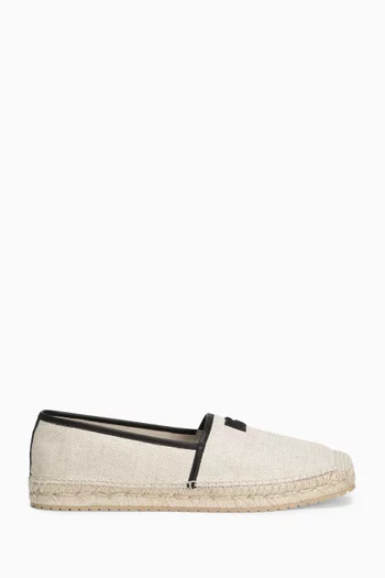 Salt & Pepper Espadrilles in Canvas