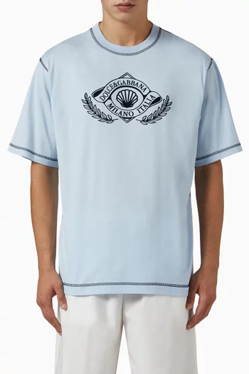Shell Printed T-shirt in Cotton
