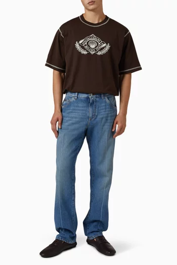 Shell Printed T-shirt in Cotton