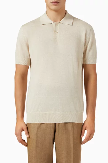 تي شيرت بولو فيدال كتان