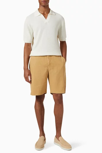 Sergio Shorts in Linen-blend