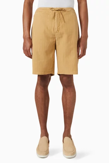 Sergio Shorts in Linen-blend