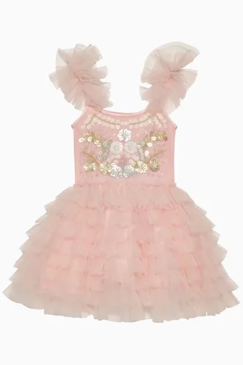 Bébé Golden Daisies Tutu Dress in Tulle