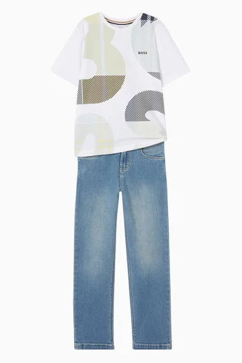 Logo T-shirt in Cotton