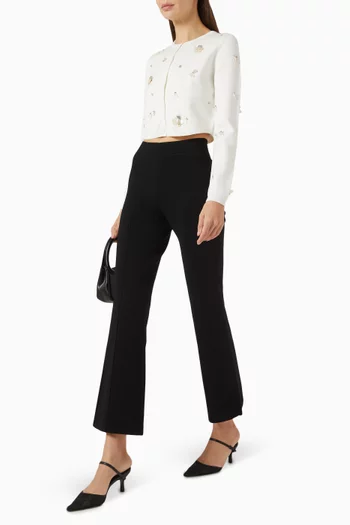 Zadie Crop Cardigan in Viscose