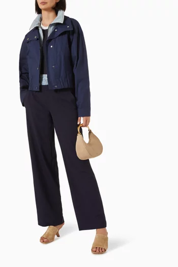 Ophelia Double-waistband Combo Pants