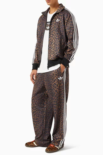 Firebird Leopard Track Pants in Cotton-blend
