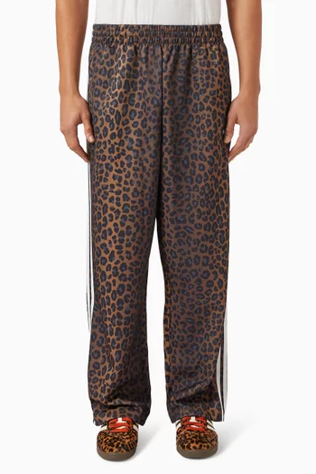 Firebird Leopard Track Pants in Cotton-blend
