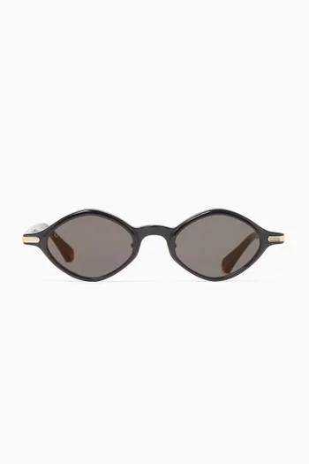 Oval Sunglasses in Acetate