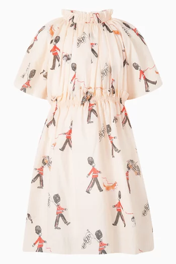London Guard Dress in Cotton