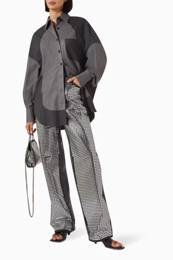 Oversized Flannel Shirt in Wool