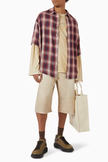 Loose-fit Shorts in Cotton-denim