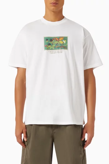 Cream Of The Crop T-shirt in Cotton Jersey
