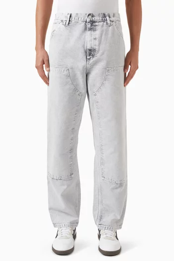 Double Knee Jeans in Cotton