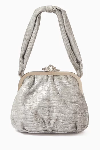 Seashell Bella Top-handle Bag in Velvet