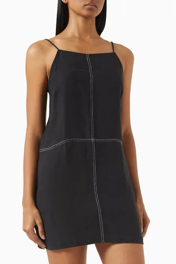 Mini Square Nightie in Linen