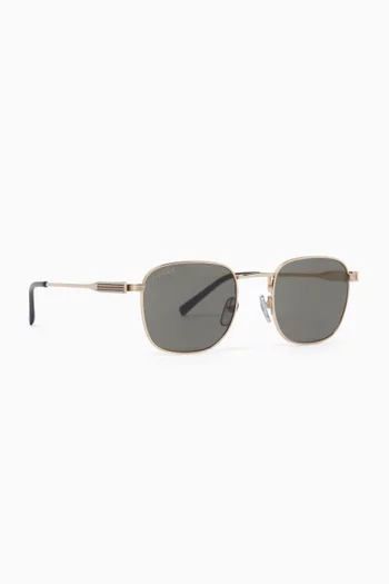 Square Sunglasses in Metal