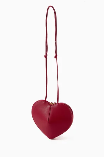 Le Coeur Crossbody Bag in Suede