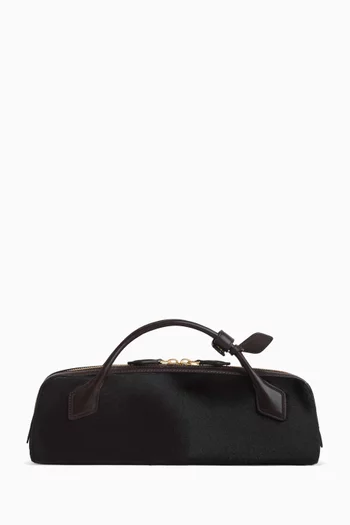 Le Teckel Clutch Bag in Pony Hair