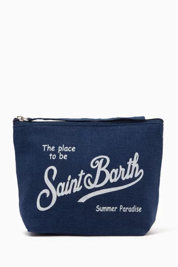 Aline Wash Bag in Linen