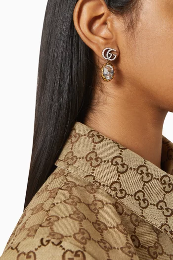 GG Marmont Crystal Earrings