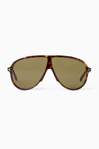 Vladimir Aviator Sunglasses in Acetate