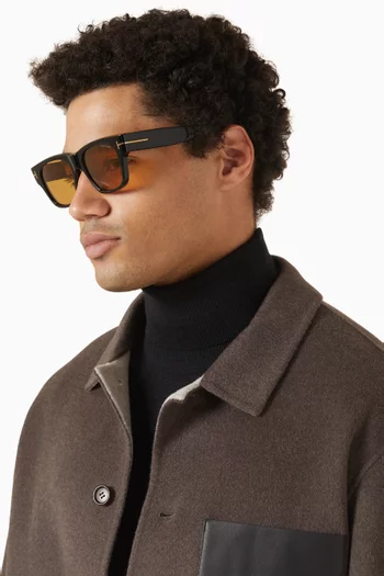 Bertram Square Sunglasses in Acetate