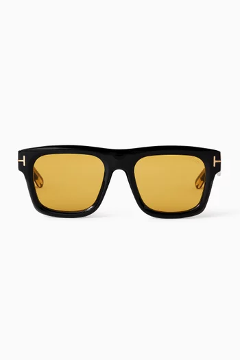 Icon Square Sunglasses in Acetate