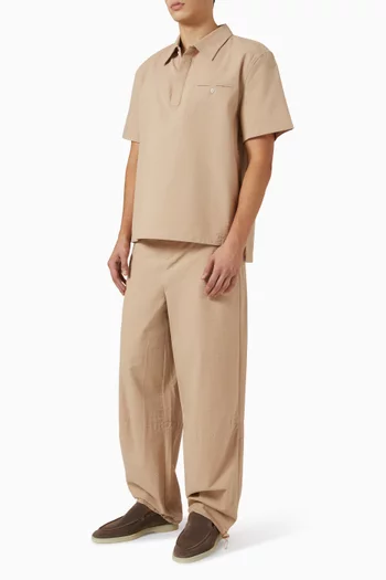 Cormac Popover Shirt in Seersucker