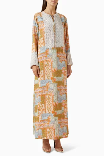 Beaded Lace Kaftan