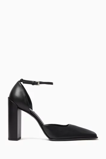 D'Orsay 90 Pumps in Leather