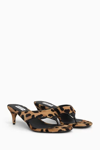 Infradito 55 Sandals in Pony Haircalf
