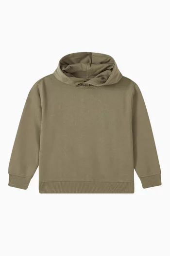 Logo Hoodie in Cotton-terry