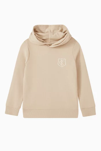 Logo Hoodie in Cotton Terry