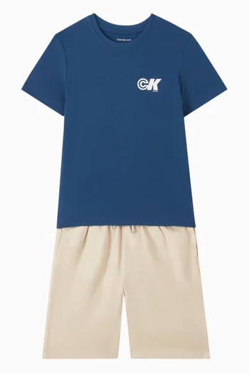 Logo T-shirt in Cotton