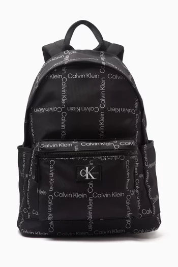 City Grid Backpack in Canvas