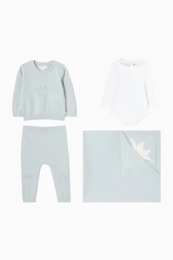 طقم هدايا مزيج قطن، 4 قطع